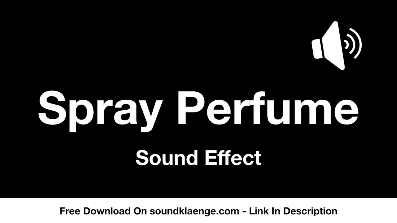 Spray Perfume (Soundeffect)