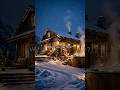 Abandoned Snow Shack Transformed Into a Luxury Alpine Cabin ❄️🔥 #shorts