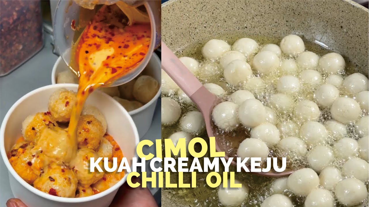 JUALAN INI AUTO KAYA RAYA - RESEP CIMOL KUAH CREAMY KEJU CHILLI OIL