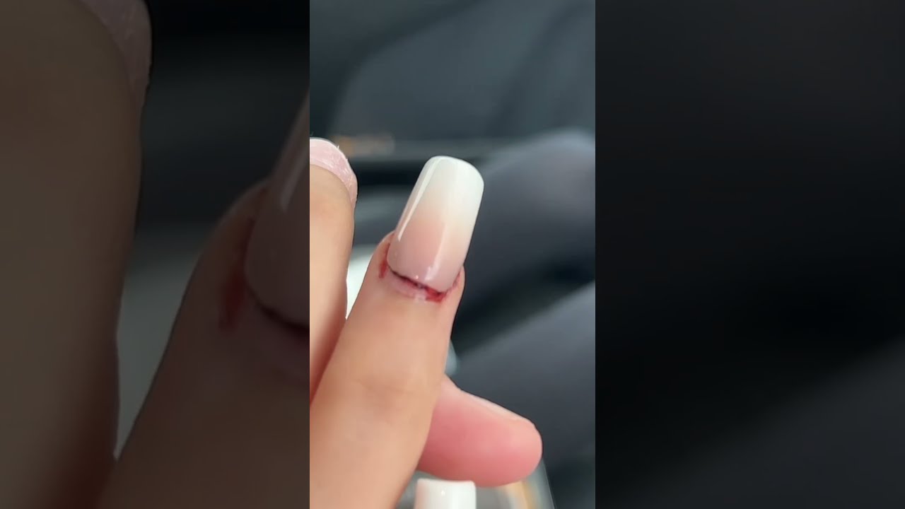I Let My 10year Old Have Acrylic Nails Very Long Too Fyp Fy Acrylicnails Falsenails Daughter