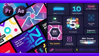 【Pr/Ae】『Premiere Pro/After Effects』で2250種類のグラフィックプリセットが使える『Toko Graphics』を徹底解説!!