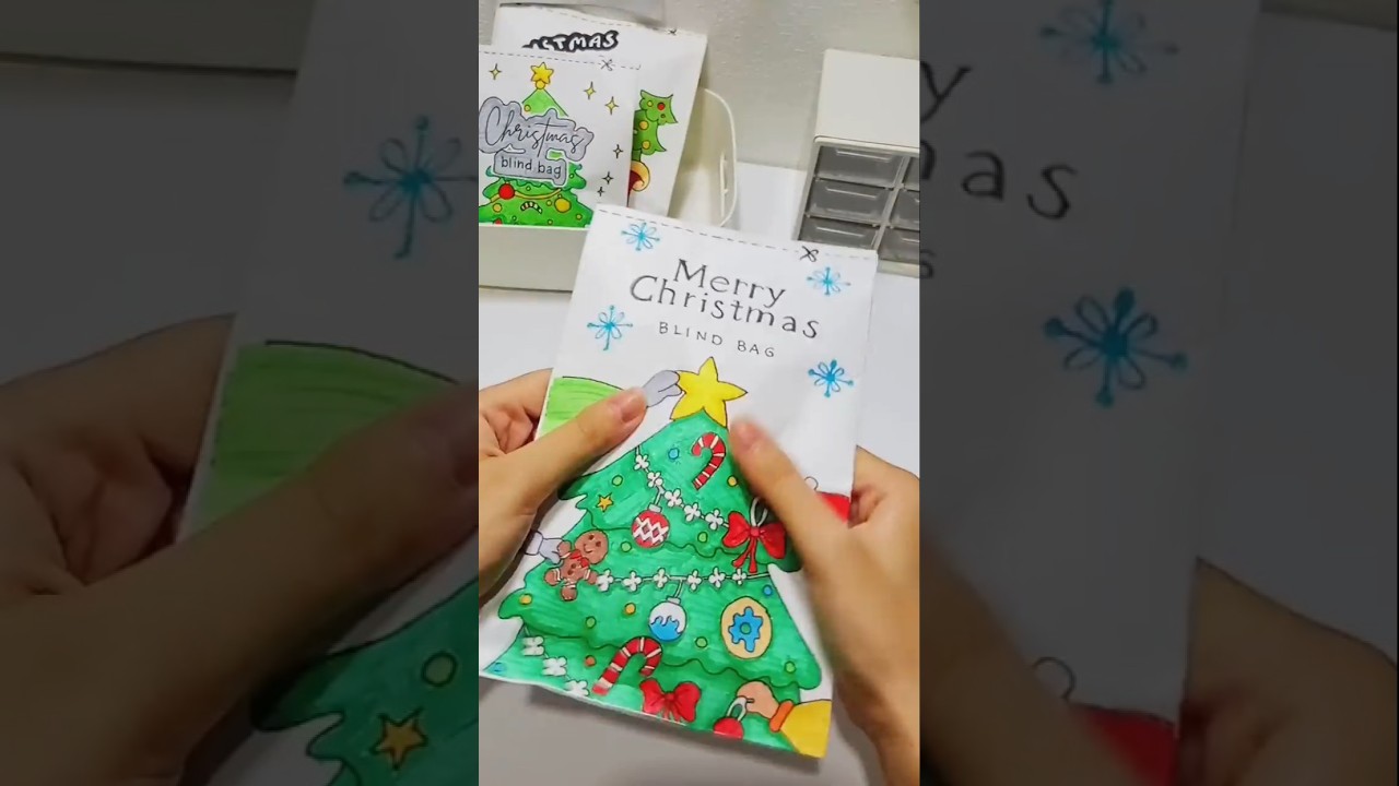 Christmas tree blind bag for christmas 🎄🎅☃️|Paper DIY| 