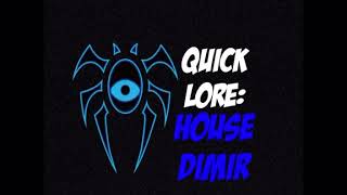 Quick Lore: House Dimir