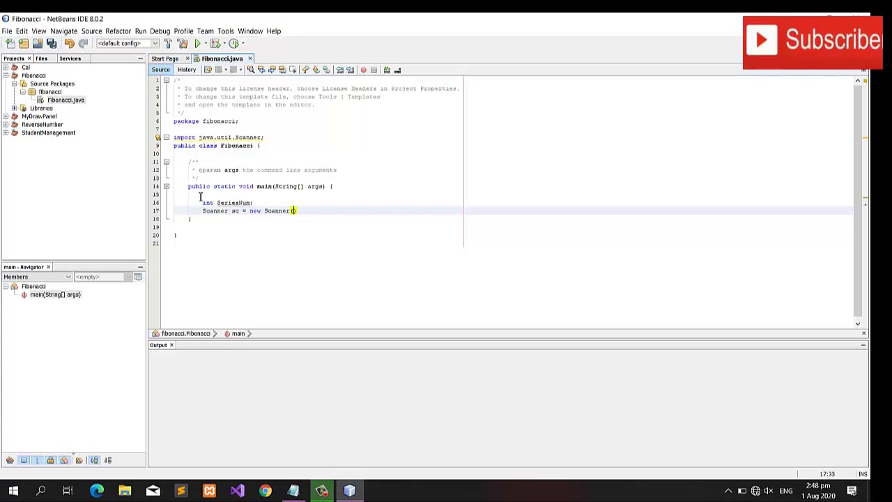 Fibonacci Series in Java Programming - YouTube
