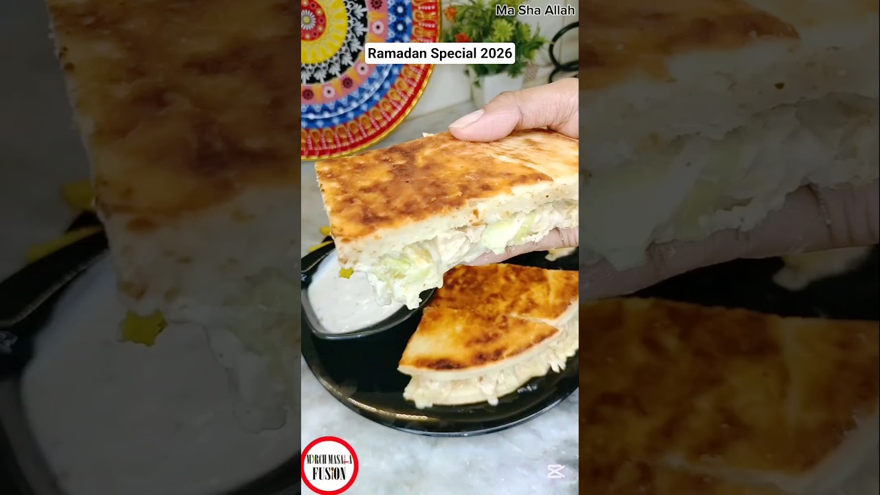 Easy iftar snack ideas Chicken & cheese calzone ramadan special 2026 iftar special 2026 