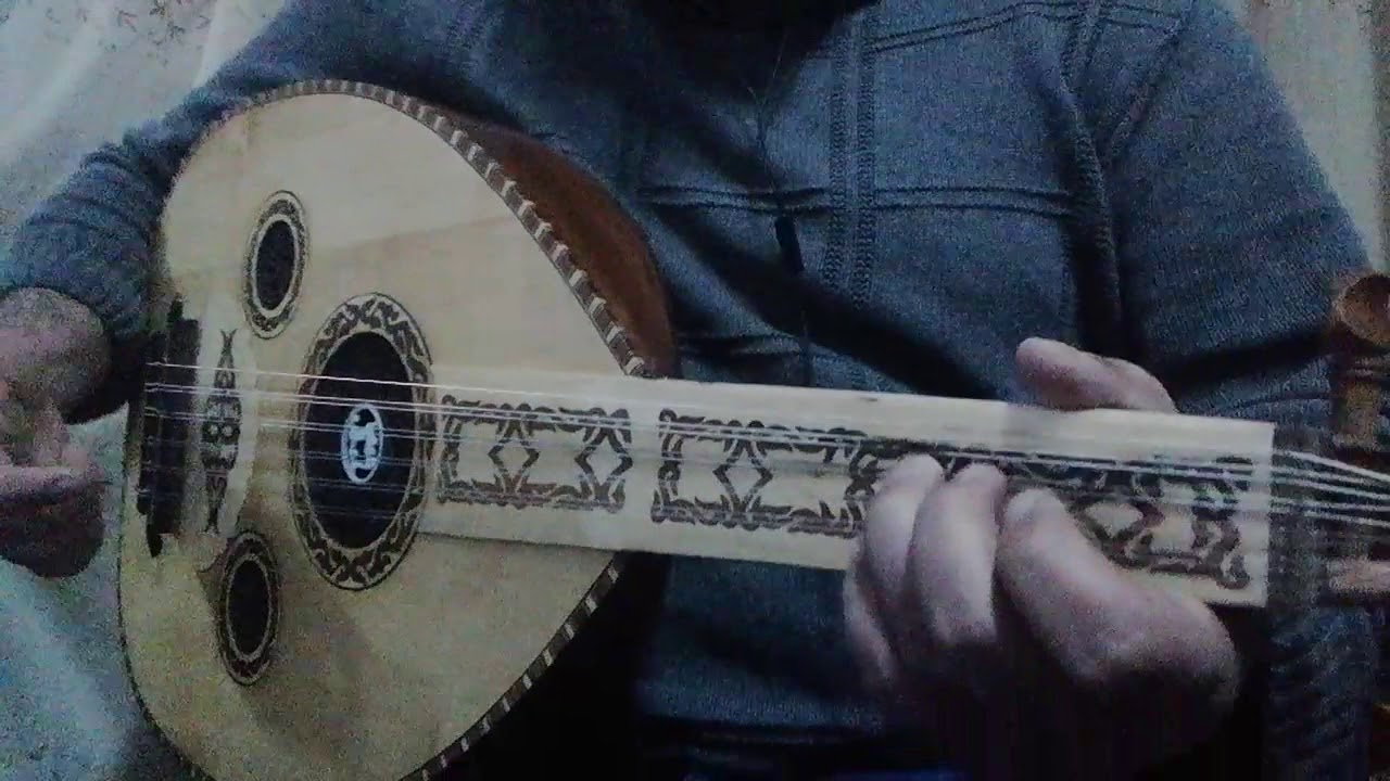 تعلم عزف اغنية - اه يا حلو ( ومن الشباك ) - على العود للمبتدئين بالتفصيل : واتس/ 00962788776508