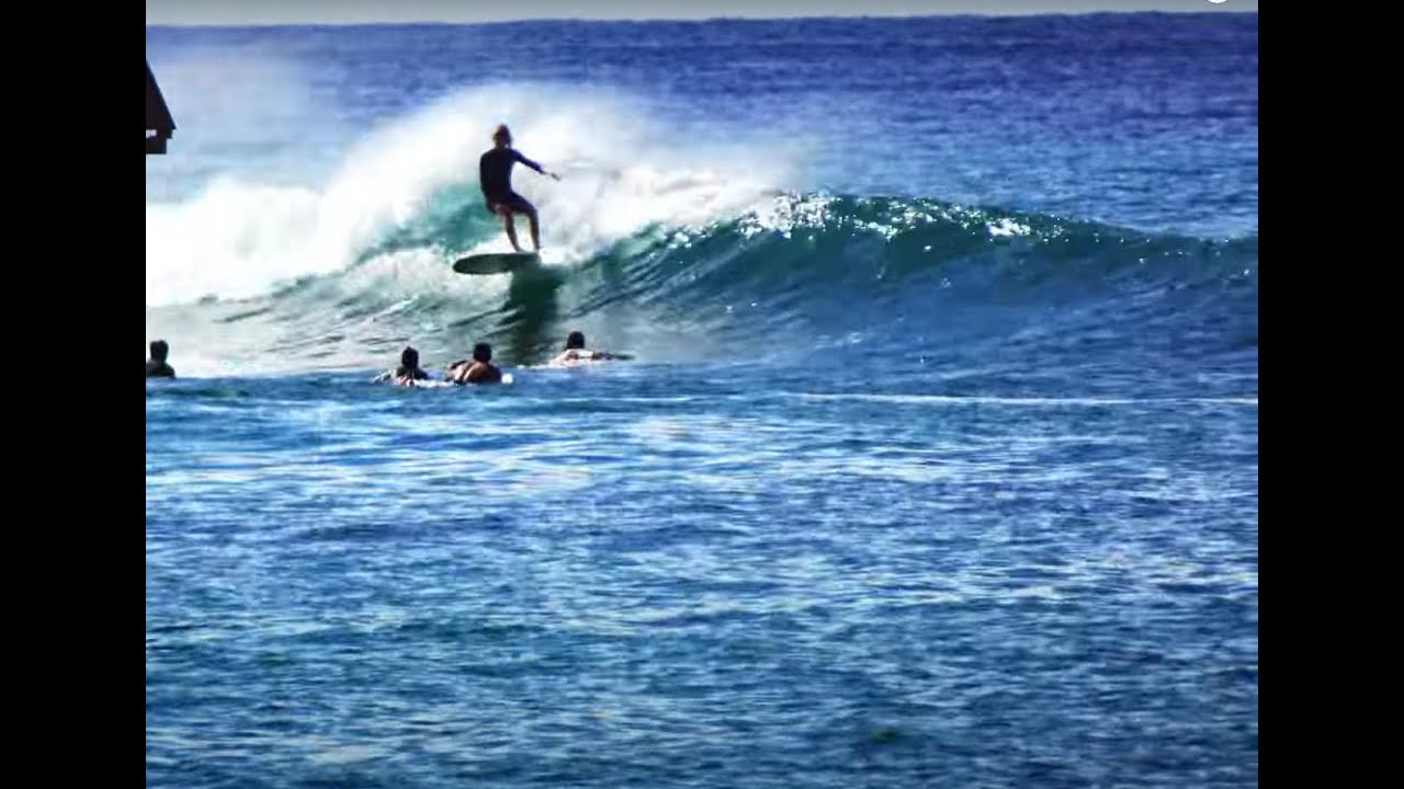 Longboards Rule In Ala Moana's Small Surf