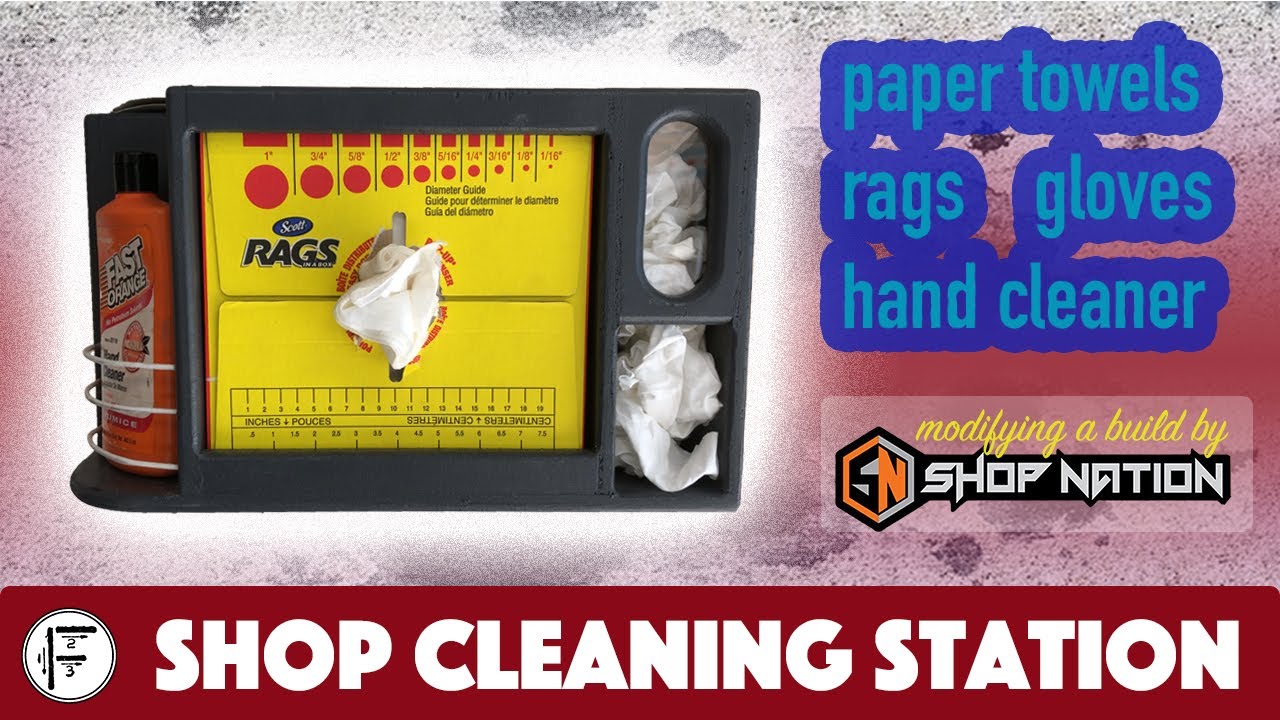 DIY Shop Cleaning Station