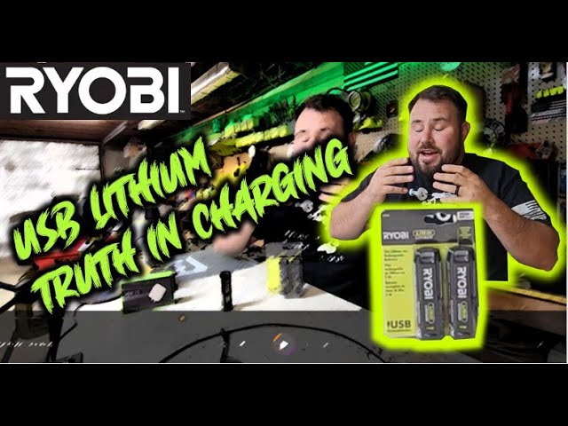 RYOBI RLP4-120G Torche Réglable Magnétique Batterie 4V 640 Lumen Usb-C 1x2,  0Ah