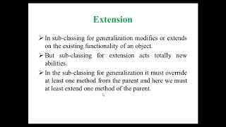 Video 11 Forms of The Inheritance in OOPS( Possible Types not specific to Java).