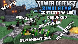 Tower Defense Simulator Content Trailer DEBUNKED