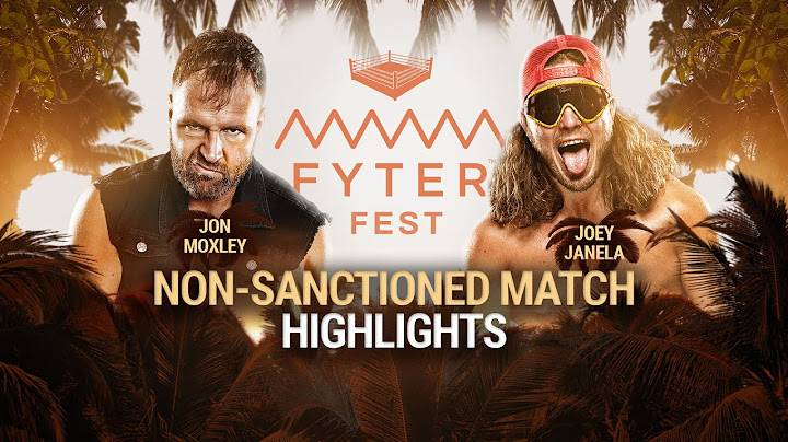 UNSANCTIONED CHAOS: Jon Moxley vs. Joey Janela Highlights 🔥 | AEW Fyter Fest 2019 | No Commentary