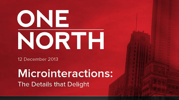 #1NWebinar -- Microinteractions: The Details That Delight