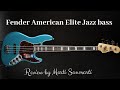 Fender American Elite Jazz Bass Review. Great active jazz bass!