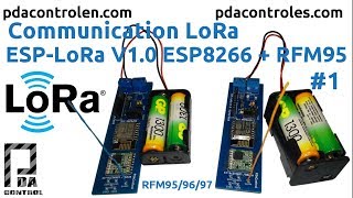 Communication ESP-LoRa V1.0 ESP8266 & Radio RFM95 #LoRa : PDAControl screenshot 1