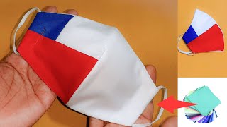 Patchwork New Style Pattern Mask - Face Mask Sewing Tutorial - How To Make A Face Mask, Mascarilla