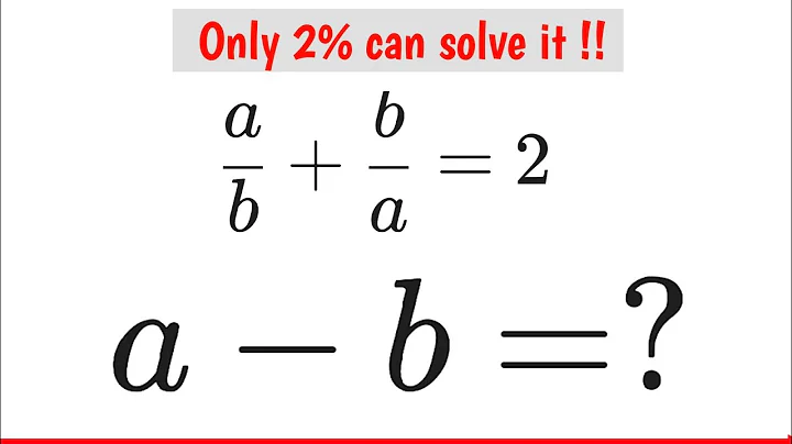 A nice algebra pre math Olympiad question | You should know this Trick !!! how to solve | LK Logic