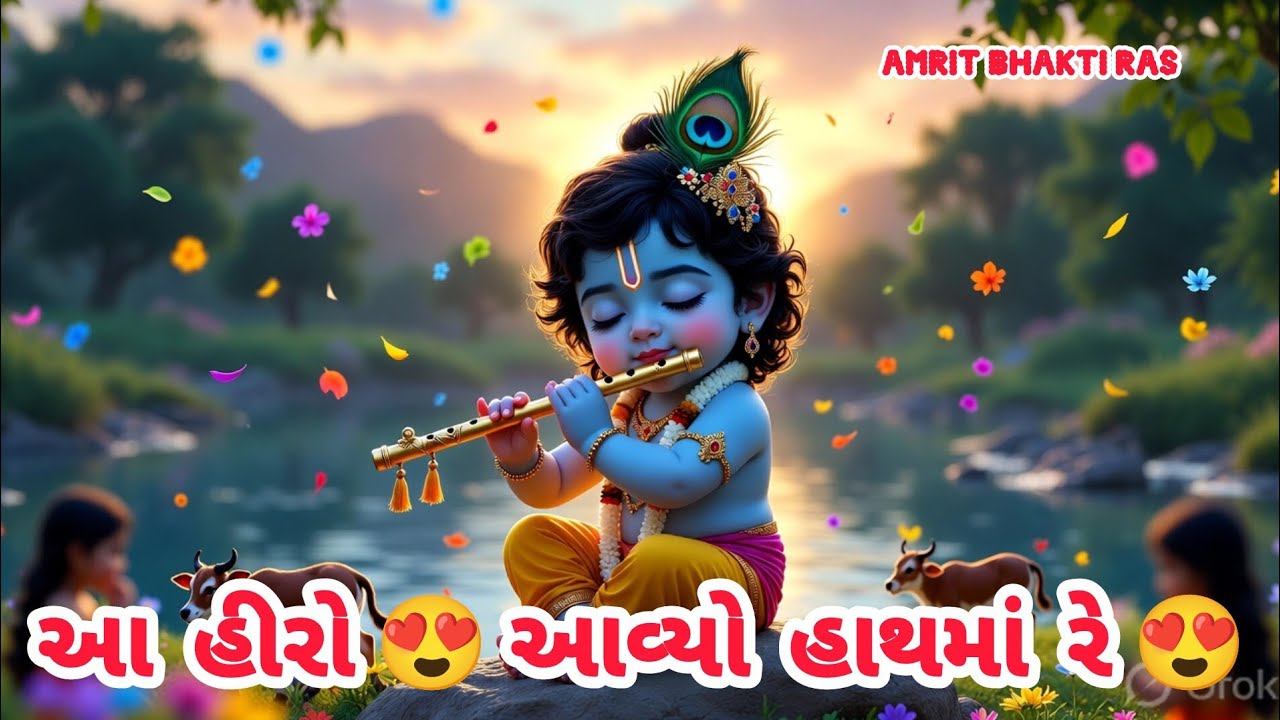 આ હીરો આવ્યો હાથમાં રે | Most Beautiful Krishna Bhajan | Gujarati Devotional