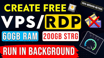 HOW TO CREATE FREE RDP FOR LIFETIME IN 2025, GET FREE VPS/RDP, FREE RDP