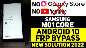 Samsung M01 Core Frp Bypass Android 10 - 2022