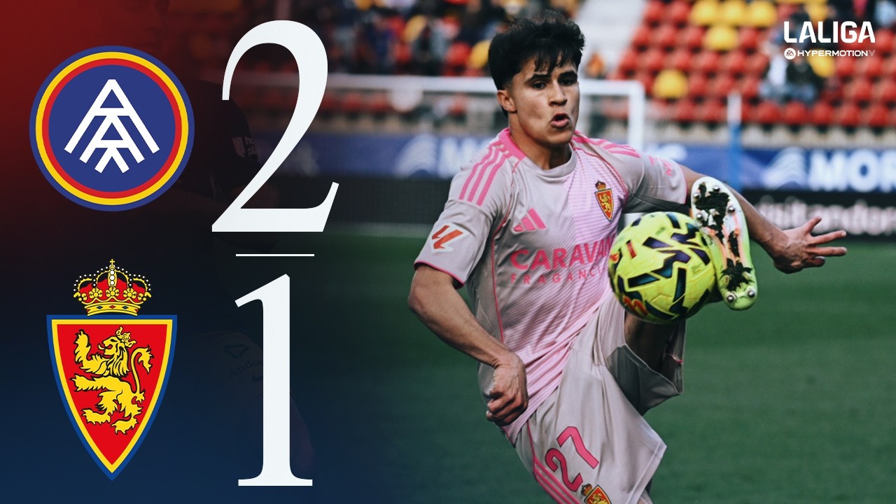 RESUMEN | FC Andorra 2-1 Real Zaragoza | LaLiga Hypermotion - YouTube