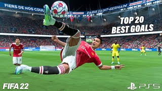 FIFA 22 | TOP 20 BEST GOALS #2 | PS5 4K