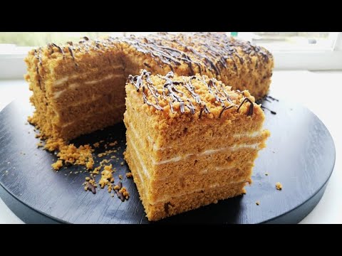 БЕЗ МЁДА и РАСКАТКИ Ленивый МЕДОВИК. ПРОСТО и Быстро, Рецепт на КАЖДЫЙ ДЕНЬ