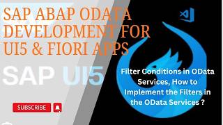 17. Filter Conditions in OData Services, How to Implement the Filters in the OData Services