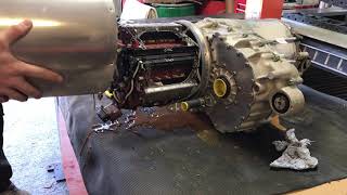 Flooded Tesla large performance drive unit
