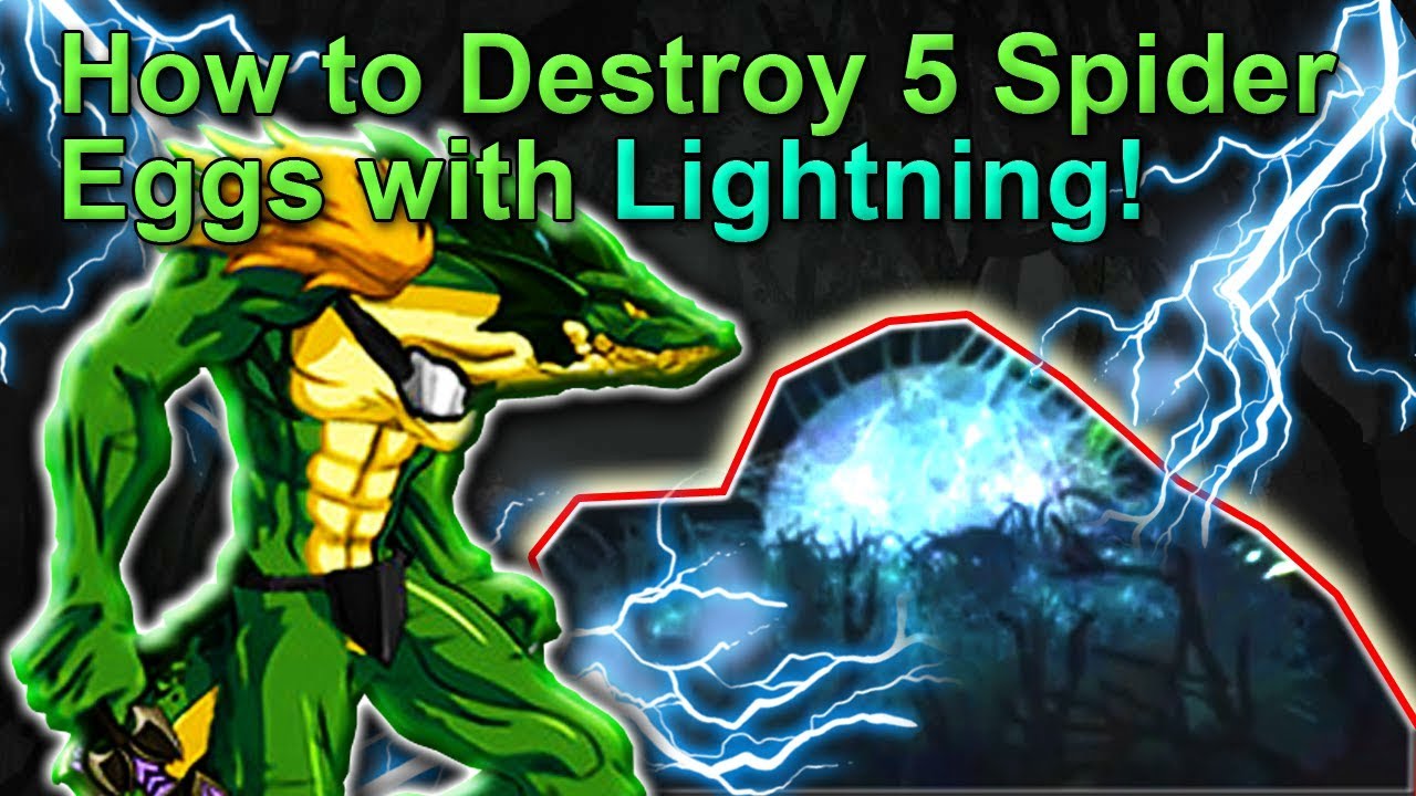 Dungeon Punks: How to kill 5 spider eggs with lightning!