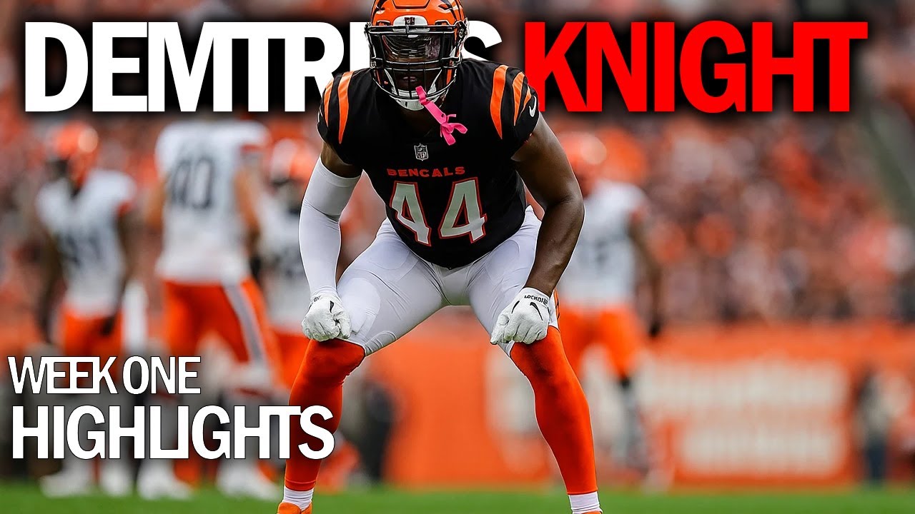 Demetrius Knight EVERY SNAP vs Browns Highlights | Week 1 NFL 2025
