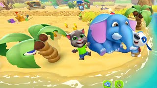 My Talking Hank Island 🏝 (Full Screen) New Updates - Elephant 🐘 Turtle 🐢 Episode 1 screenshot 3