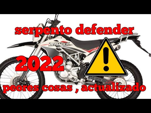 Serpento Defender 150cc pequeños fallos 2022