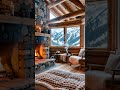 Mountain Ski Lodge — Afternoon Cozy Winter Ambience