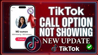 Fix Tiktok Call Option Not Showing Problem 2026 Call Option New Update On Tiktok