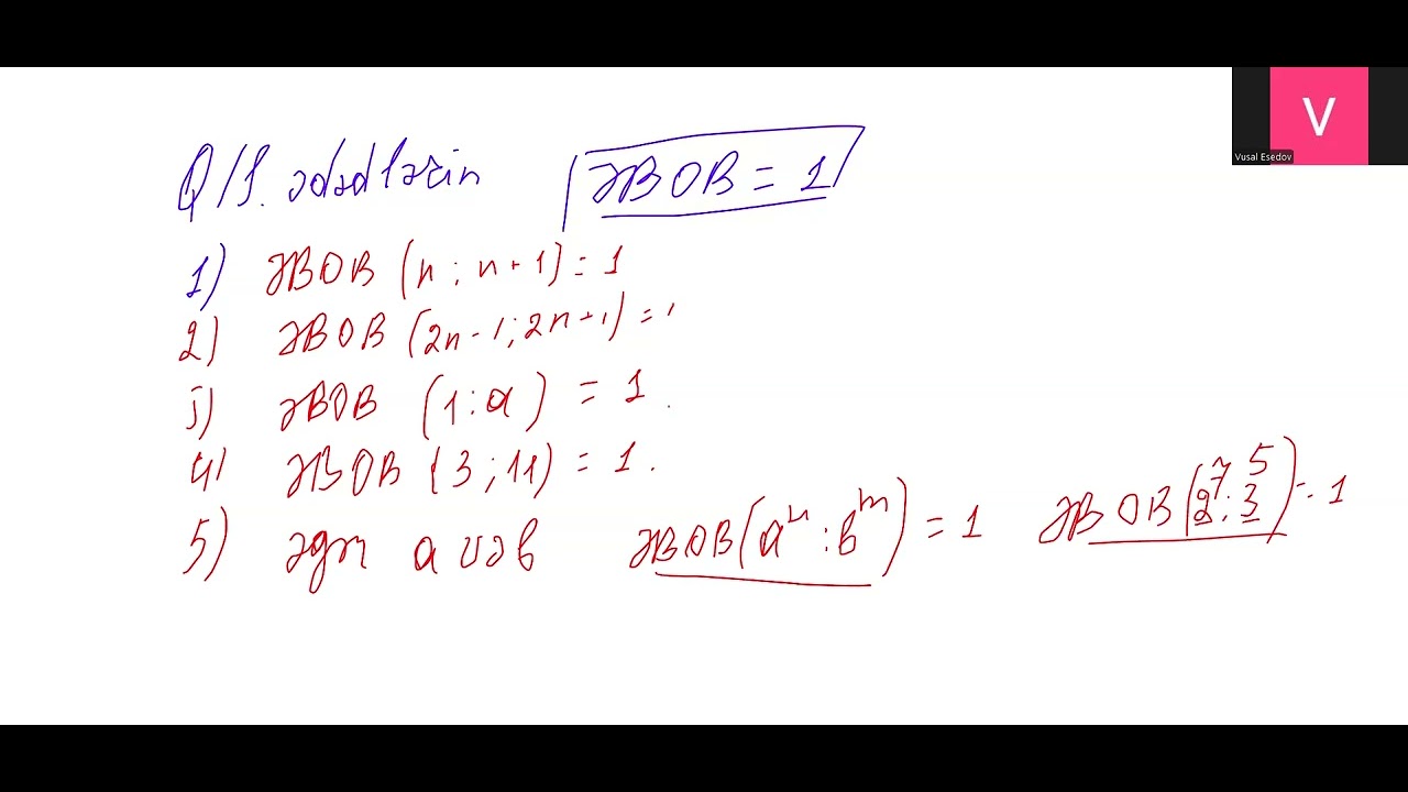 ƏBOB ƏKOB sadə üsulla mövzu izahı