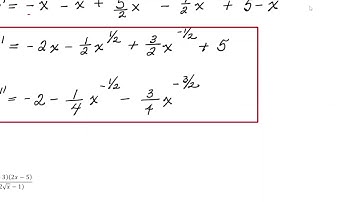 3.3 Differentiation Rules