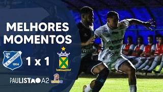 TAUBATÉ 1X1 SANTO ANDRÉ | MELHORES MOMENTOS | PAULISTÃO A2