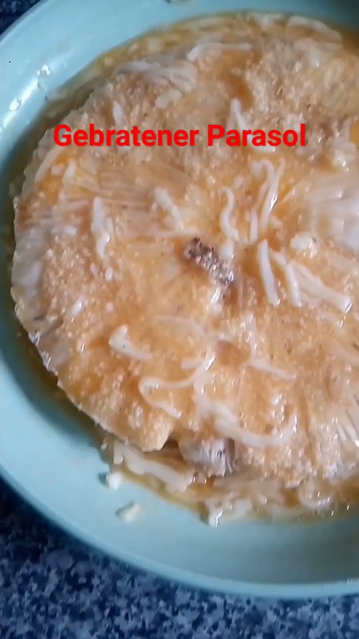 Unglaublich lecker! Gebratener Parasol - eine Pilzspezialität 😋💕 - YouTube