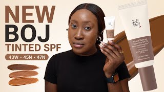 Beauty of Joseon Tinted Mineral Dayscreen SPF 30 Review | 43W, 45N, & 47N on  Dark Skin
