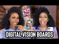 DIGITAL VISION BOARDS | QUICK & EASY FOR BEGINNERS | VLOGMAS DAY 5