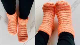 Calcetines a Crochet (paso a paso)