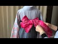 袴の帯結び　卒業式に使える帯結びアレンジ