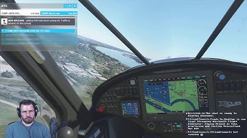 Flying Around in Cubs practicing and testing Voiceattack for ATC