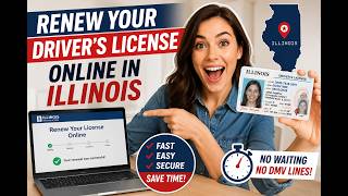 How to renew your driver's license online in Illinois
