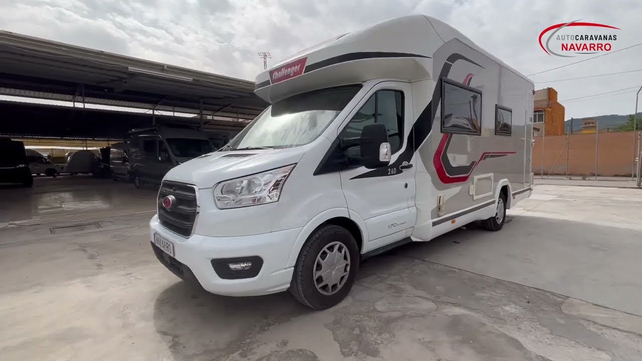 ¡OCASIÓN! Challenger 260 Graphite / CAMBIO AUTOMÁTICO / Salón face to face - Autocaravanas Navarro