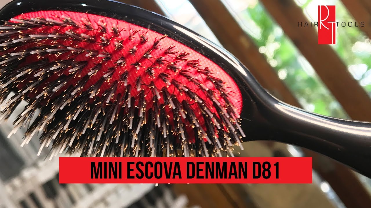 MINI ESCOVA #DENMAN D81 - YouTube