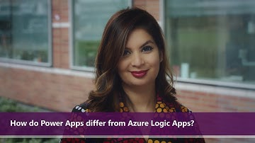How do Power Apps differ from Azure Logic Apps? | One Dev Question: Dona Sarkar