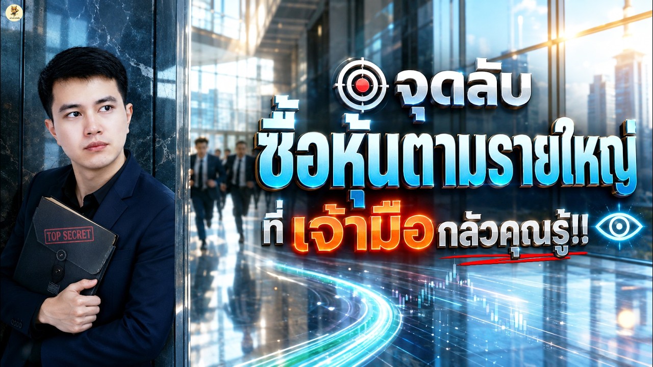 ⁣จุดลับ "ซื้อหุ้นตามรายใหญ่" ที่เจ้ามือกลัวคุณรู้!! | โอกาสกำไรสูง | ห้ามพลาด!!