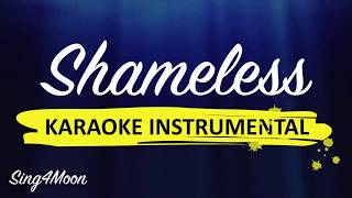Shameless  The Weeknd karaoke Instrumental